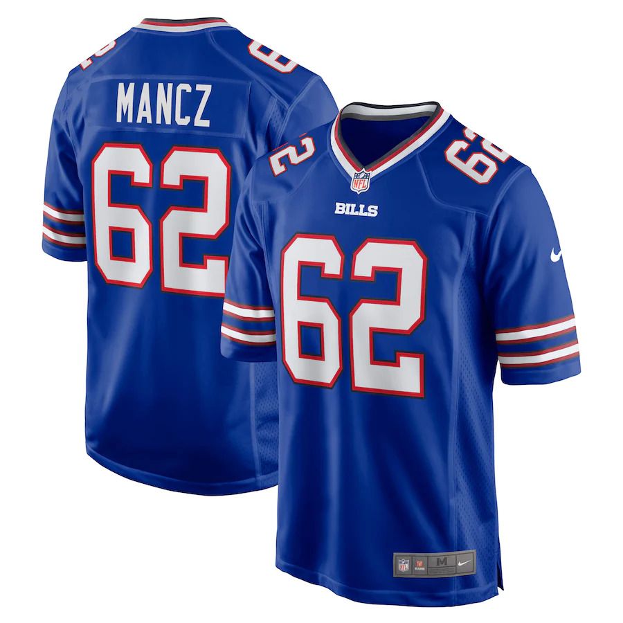 Men Buffalo Bills #62 Greg Mancz Nike Royal Game NFL Jersey